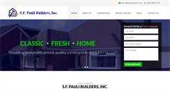 Desktop Screenshot of paulibuilders.com